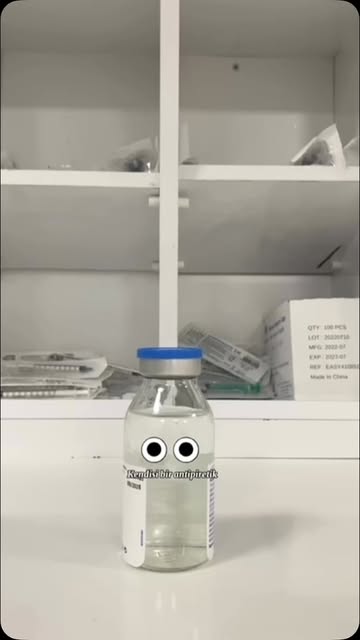 Steril serum şişesi